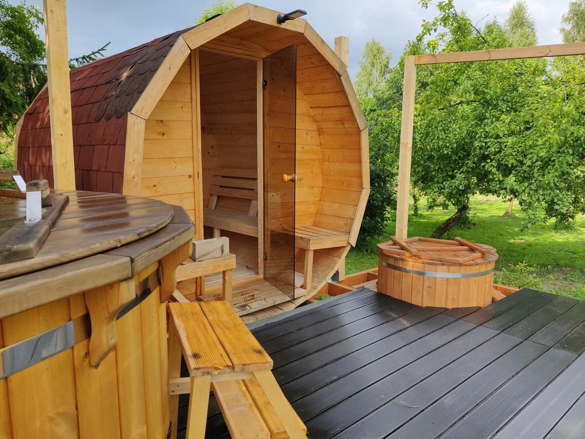 Osada Karszewo, Sauna Bania, Ryby Bagian luar foto
